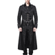 Illustration for article titled Punk Rave Abaddon Mens Coat Long Black Goth Steampunk Punk Trenchem/em